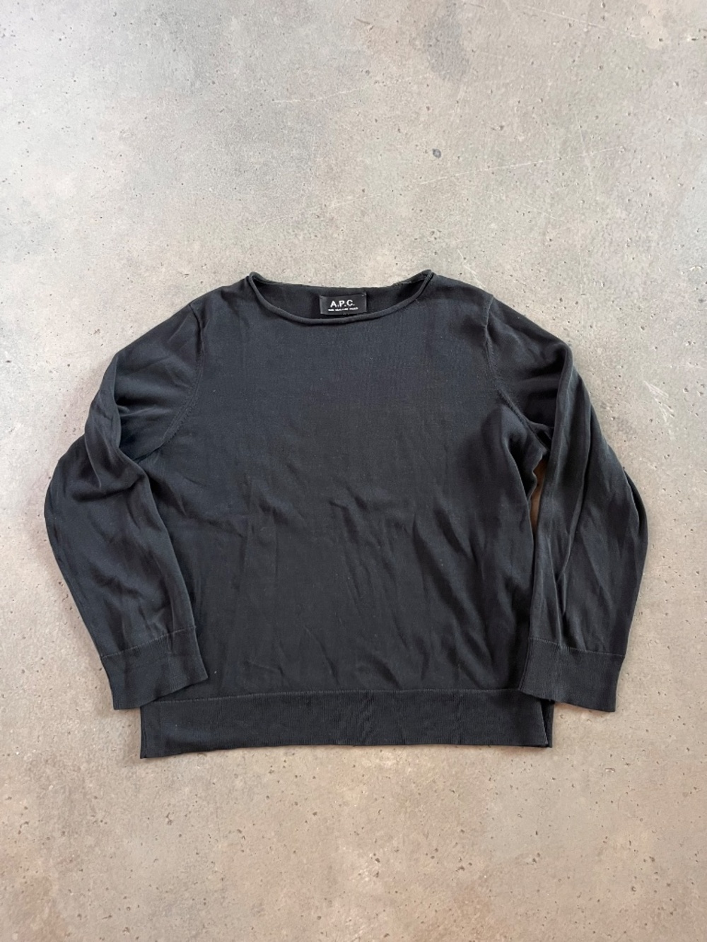APC Rollneck Shrunken Jersey Sweater